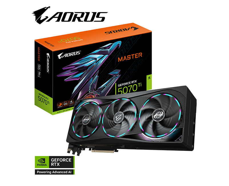 GIGABYTE AORUS GeForce RTX™ 5070 Ti MASTER 16G