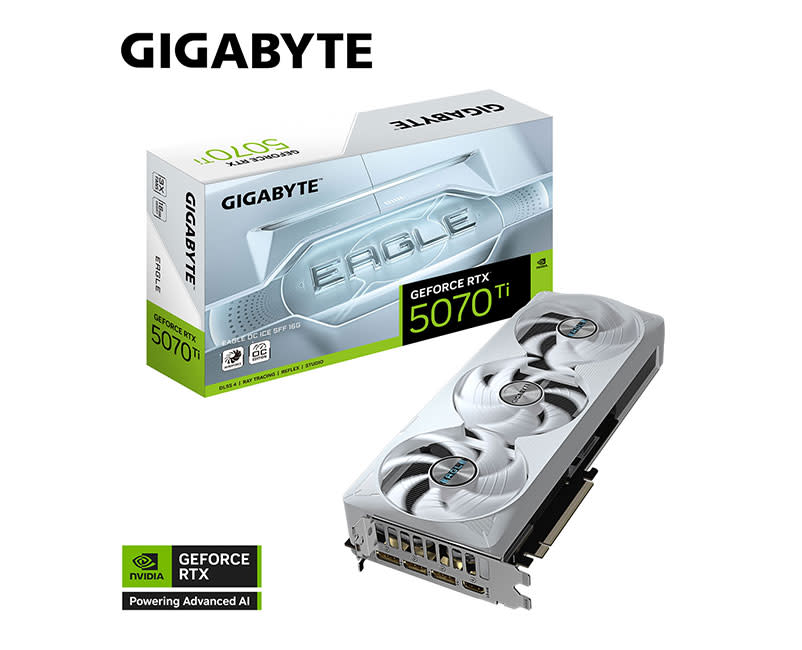 GIGABYTE GeForce RTX™ 5070 Ti EAGLE OC ICE SFF 16G
