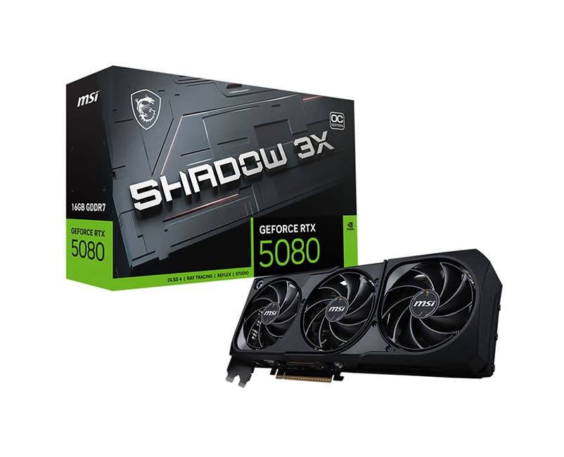 MSI GeForce RTX™ 5080 16G SHADOW 3X OC