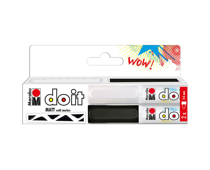 ΜΑΡΚΑΔΟΡΟΙ ΖΩΓΡΑΦΙΚΗΣ DO IT CRAFT 2ΤΕΜ