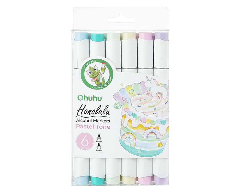 ΜΑΡΚΑΔ. ΖΩΓΡ. HONOLULU PASTEL 6ΤΕΜ OHUHU