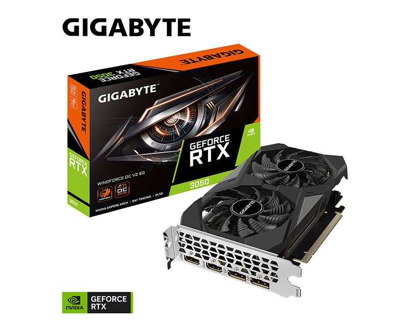 GIGABYTE GeForce RTX™ 3050 WINDFORCE OC V2 6G