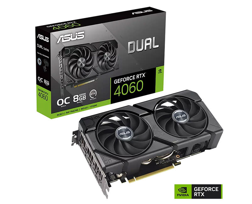 ASUS Dual GeForce RTX™ 4060 EVO OC Edition 8GB GDDR6