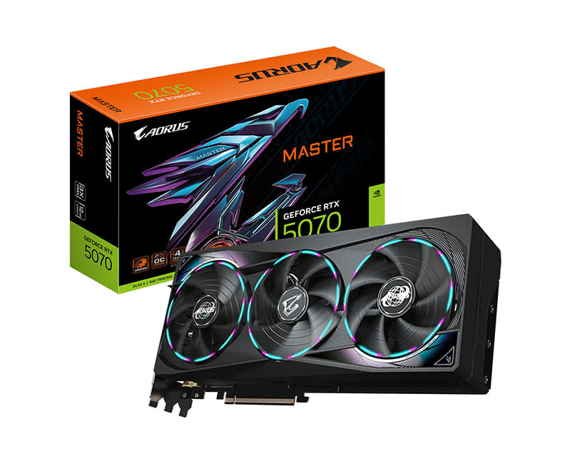GIGABYTE AORUS GeForce RTX™ 5070 MASTER 12G