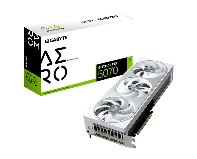 GIGABYTE GeForce RTX™ 5070 AERO OC 12G
