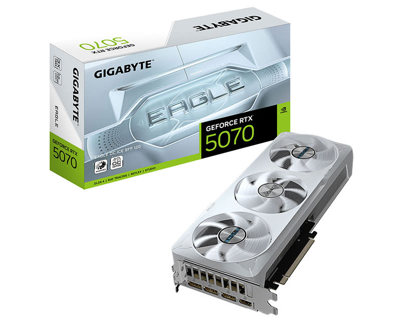 GIGABYTE GeForce RTX™ 5070 EAGLE OC ICE SFF 12G