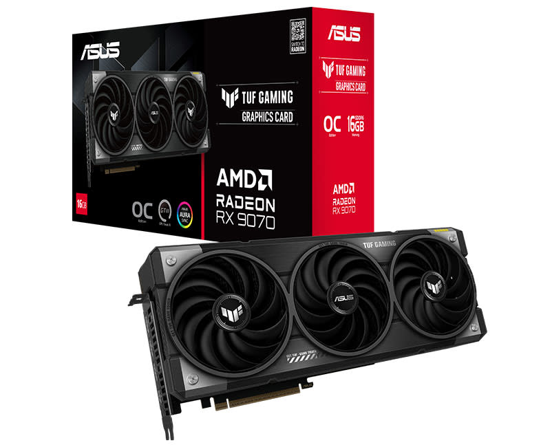 ASUS TUF Gaming Radeon™ RX 9070 OC Edition 16GB GDDR6 