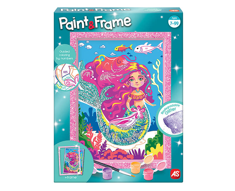 Paint & Frame Mythical Mermaid