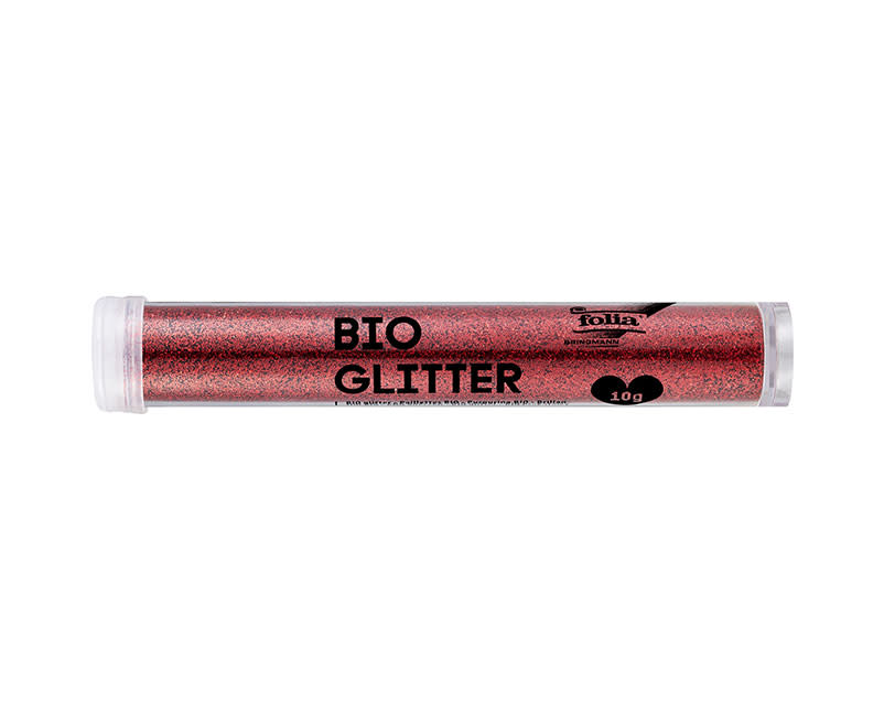BIO GLITTER ΚΟΚΚΙΝΟ 10ΓΡ. FOLIA