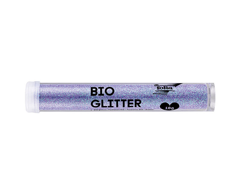 BIO GLITTER ΙΡΙΔΙΖΟΝ ΛΙΛΑ 10ΓΡ. FOLIA
