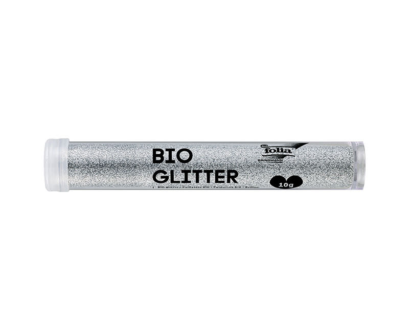 BIO GLITTER ΑΣΗΜΙ 10ΓΡ. FOLIA
