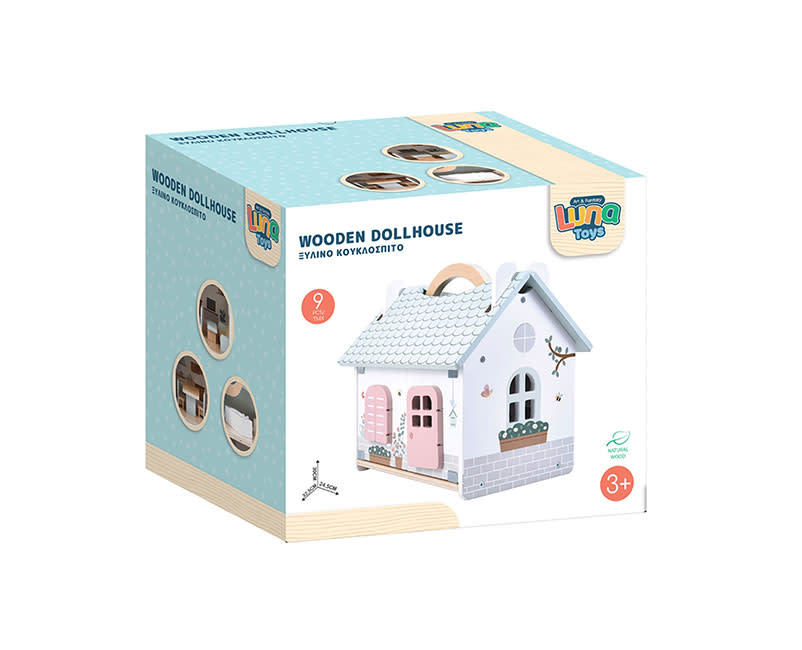 Κουκλοσπιτο Ξυλινο Luna