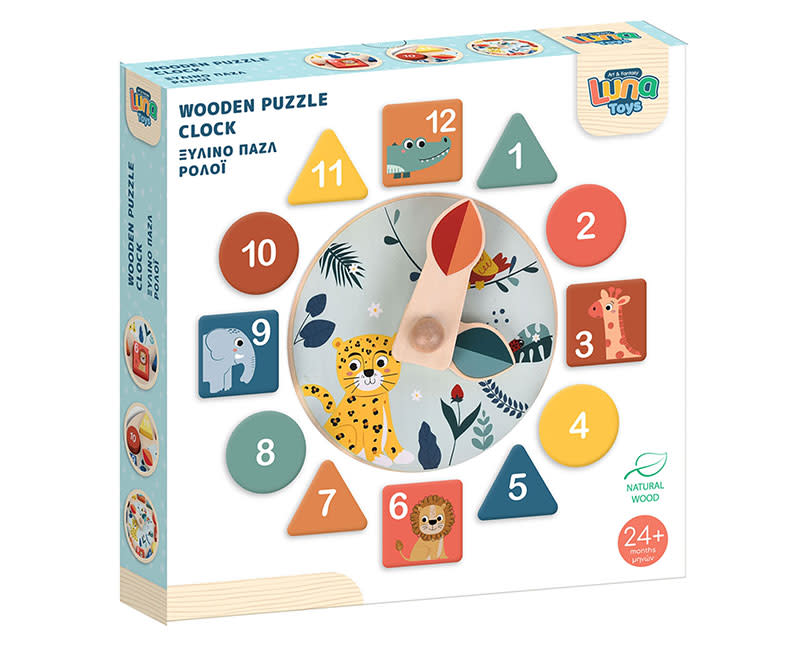 Παζλ Ξυλινο Ρολοι Luna
