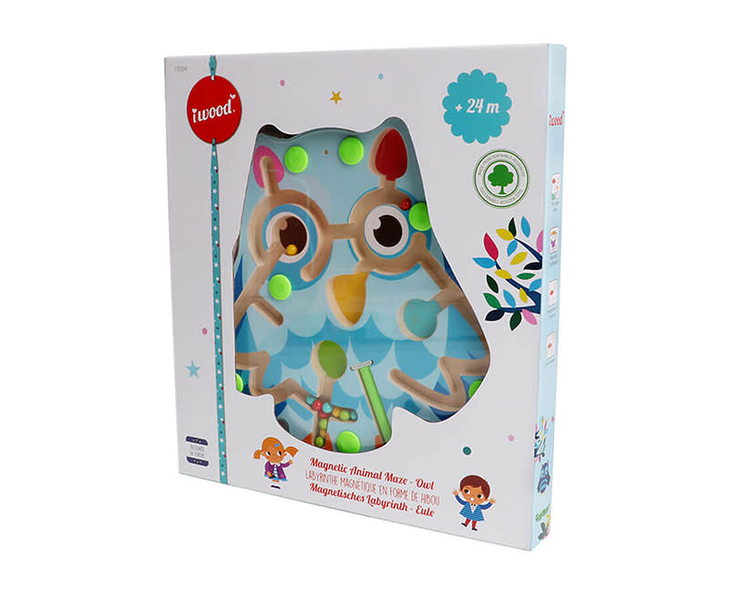 Μαγν εκπαιδ παιχνίδι Κουκουβάγια iwood