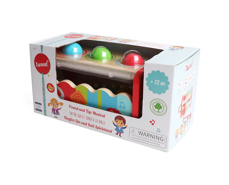 Ξύλινο ξυλόφωνο & μπάλες iwood