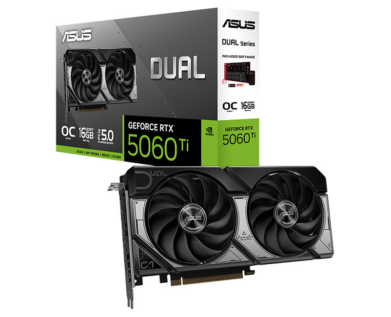 ASUS Dual GeForce RTX™ 5060 Ti 16GB GDDR7 OC Edition