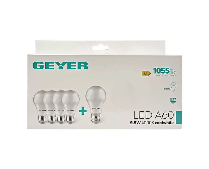 Geyer Ε27 9,5W 4000K 1055lm 5p