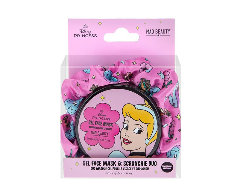 GEL FACE MASK & SCRUNCHIE SET CINDERELLA