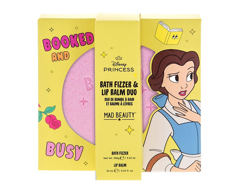 BATH FIZZER & LIP BALM SET BELLE