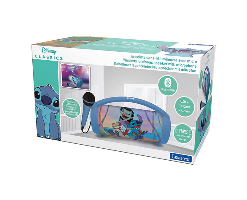 Real Fun Ηχ με Μικρ Disney Stitch Bluet