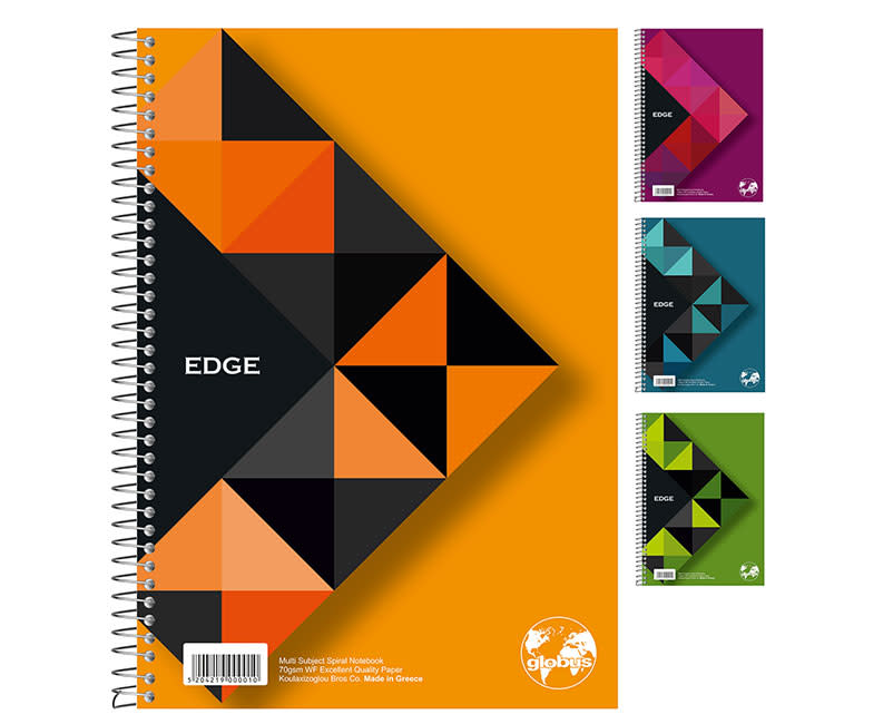 ΤΕΤΡΑΔΙΟ GLOBUS EDGE, A4, 3Θ