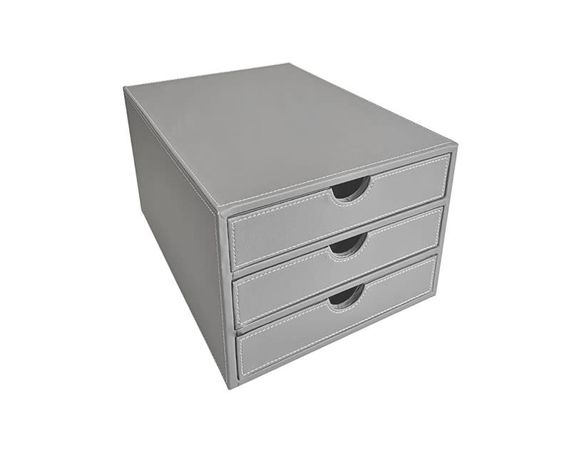 ΑΡΧΕΙΟΘΗΚΗ 3 ΣΥΡΤΑΡΙΩΝ ΔΕΡΜΑΤ ΓΚΡΙ OSCO