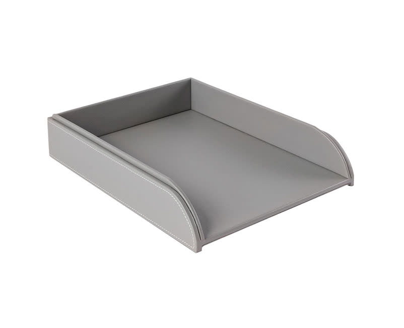 ΧΑΡΤΟΘΗΚΗ ΕΓΓΡΑΦΩΝ ΔΕΡΜΑΤΙΝΗ ΓΚΡΙ OSCO