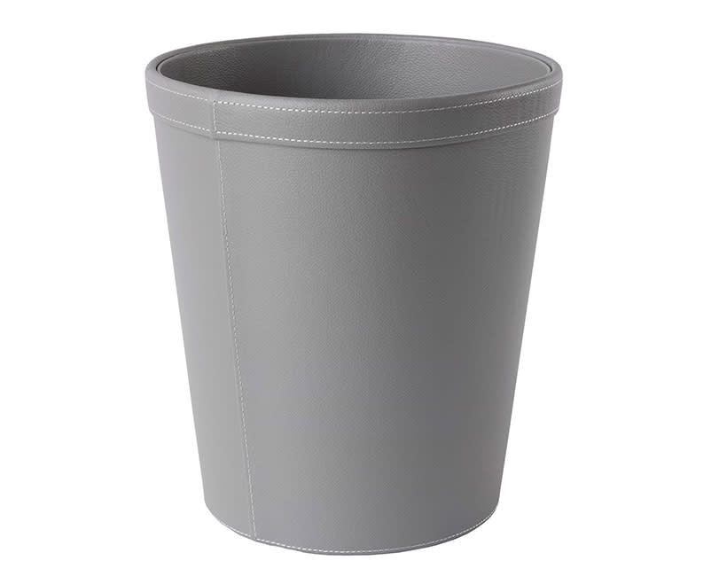 ΚΑΛΑΘΙ ΑΧΡΗΣΤΩΝ ΔΕΡΜΑΤΙΝΗ ΓΚΡΙ 29cm OSCO