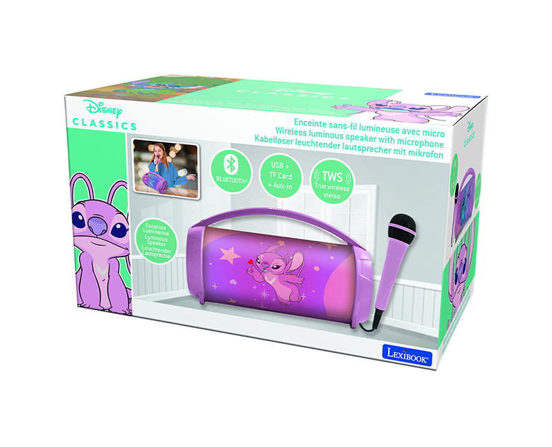 RealFun Ηχείο με Μικρ Disney Angel Bluet