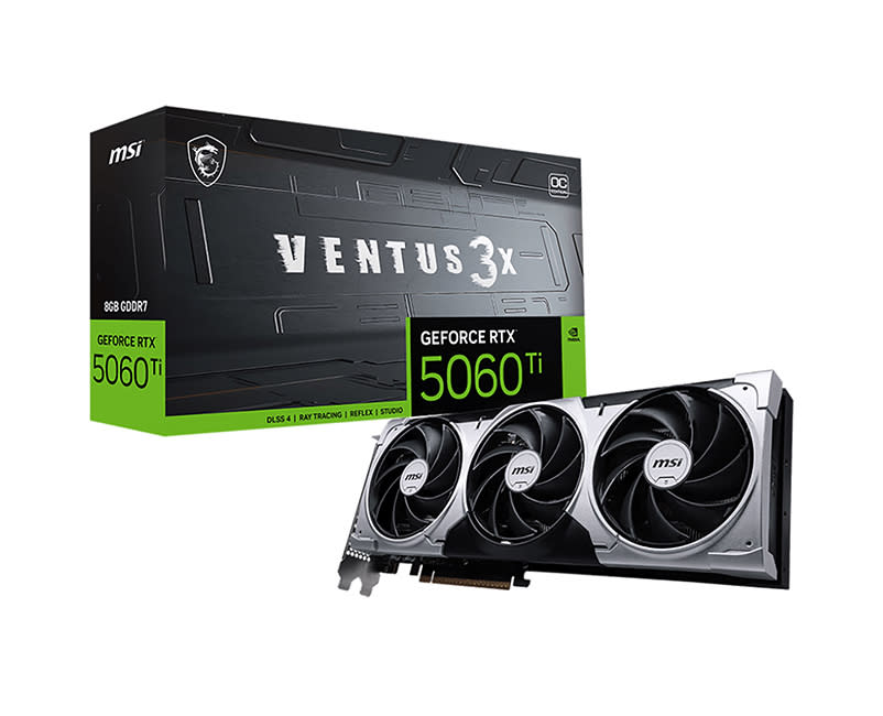 MSI GeForce RTX™ 5060 Ti 8G VENTUS 3X OC