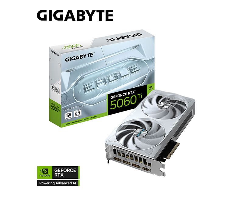 GIGABYTE GeForce® RTX™ 5060 Ti EAGLE OC ICE 8G