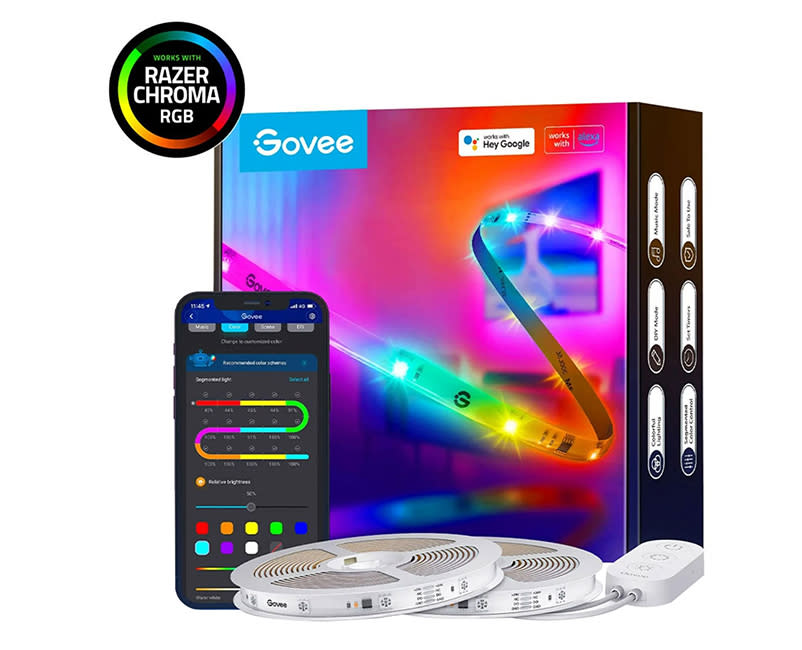 Govee RGBIC Wi-Fi + Bluetooth® LED Strip Lights With Protective Coating 5m