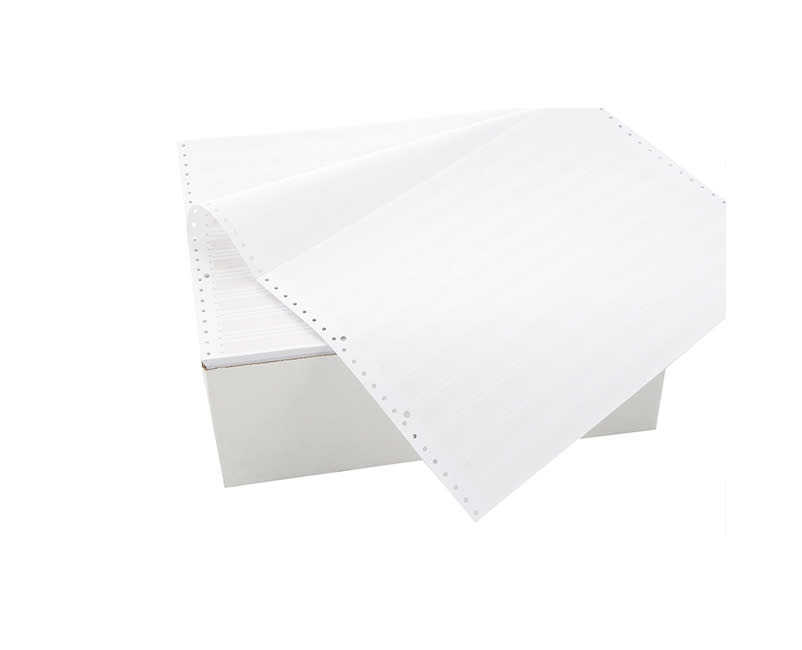 Q-Connect Χαρτί Μηχανογραφικό 11 x 15'' Μονό Ριγέ Μπεζ