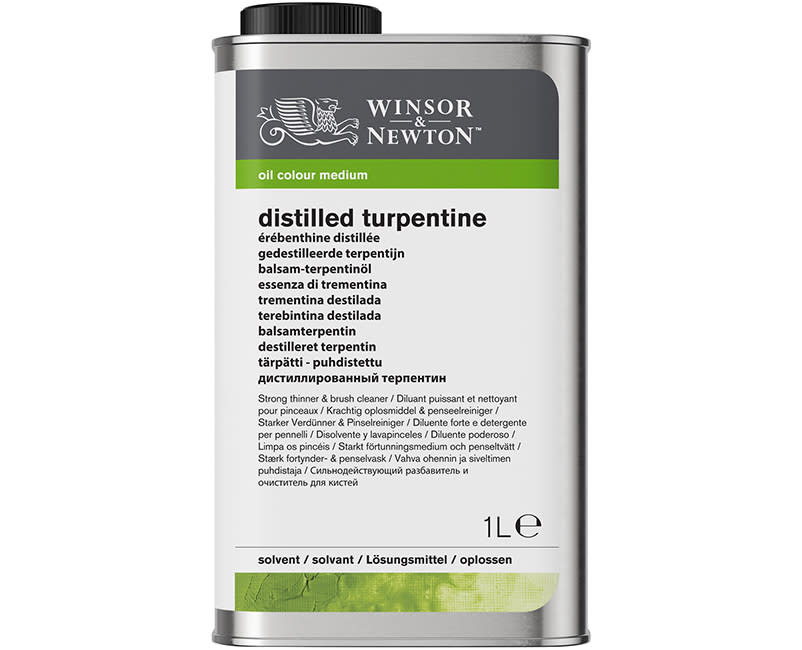 Winsor & Newton English Distilled Turpentine 1lt
