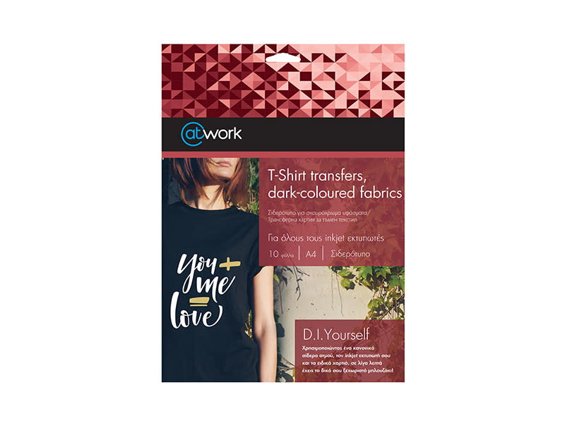 @Work Χαρτί Σιδερότυπο για Υφάσματα