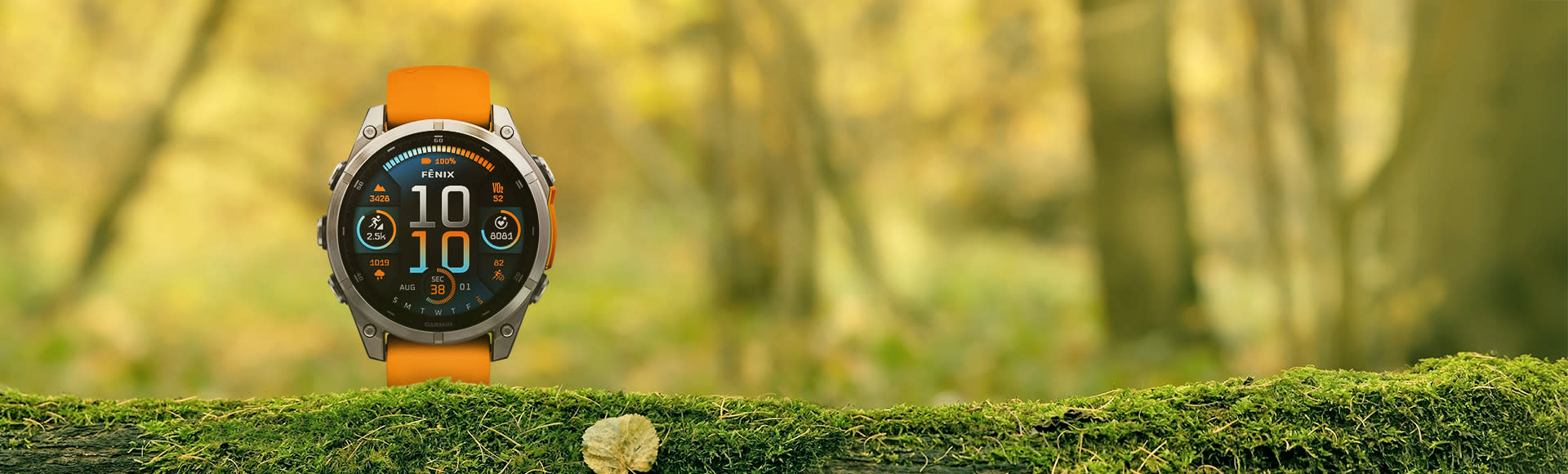 Κάνε κλικ για να δεις την εικόνα 1 του Garmin Fenix 8 47mm Amoled Sapphire Titanium/Orange