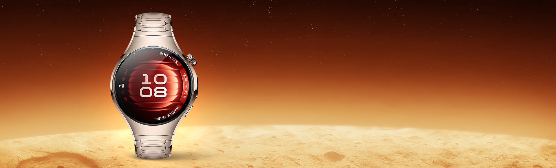 Κάνε κλικ για να δεις την εικόνα 1 του Huawei Watch 5 42mm Sand Gold Titanium