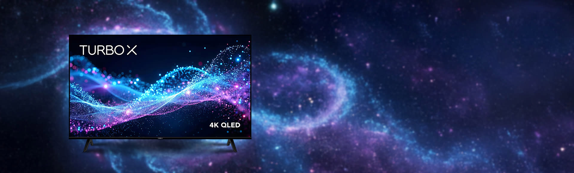 Κάνε κλικ για να δεις την εικόνα 1 του Turbo-X 4K QLED Smart TV 50" 50QS80U