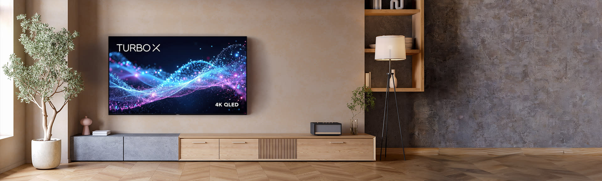 Κάνε κλικ για να δεις την εικόνα 1 του Turbo-X 4K QLED Smart TV 55" 55QS80U