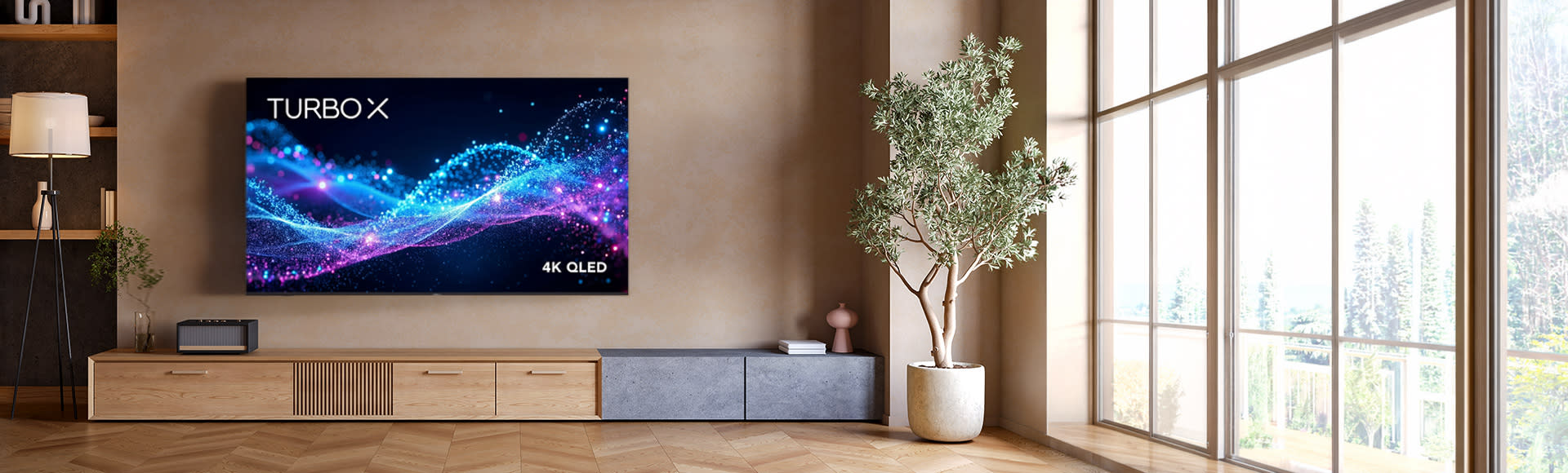 Κάνε κλικ για να δεις την εικόνα 1 του Turbo-X 4K QLED Smart TV 65" 65QS80U