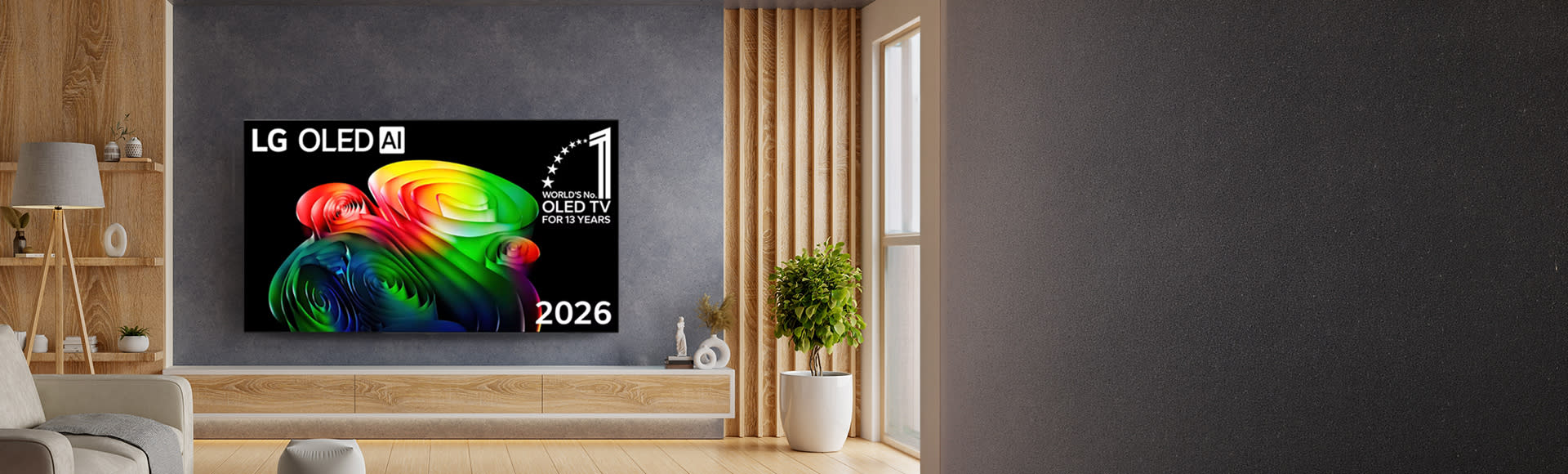 Κάνε κλικ για να δεις την εικόνα 1 του LG 4K OLED TV 48'' OLED48B65LA AI