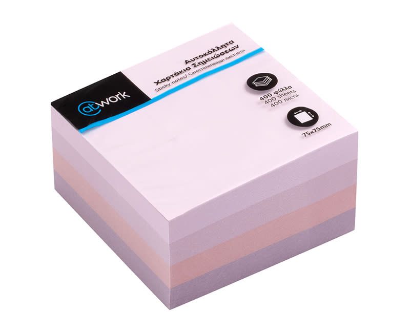 ΑΥΤΟΚΟΛΛΗΤΑ ΧΑΡΤΑΚΙΑ BLUSH 75X75MM