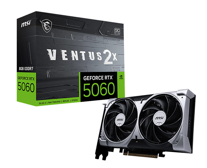 MSI GeForce RTX™ 5060 8G VENTUS 2X OC