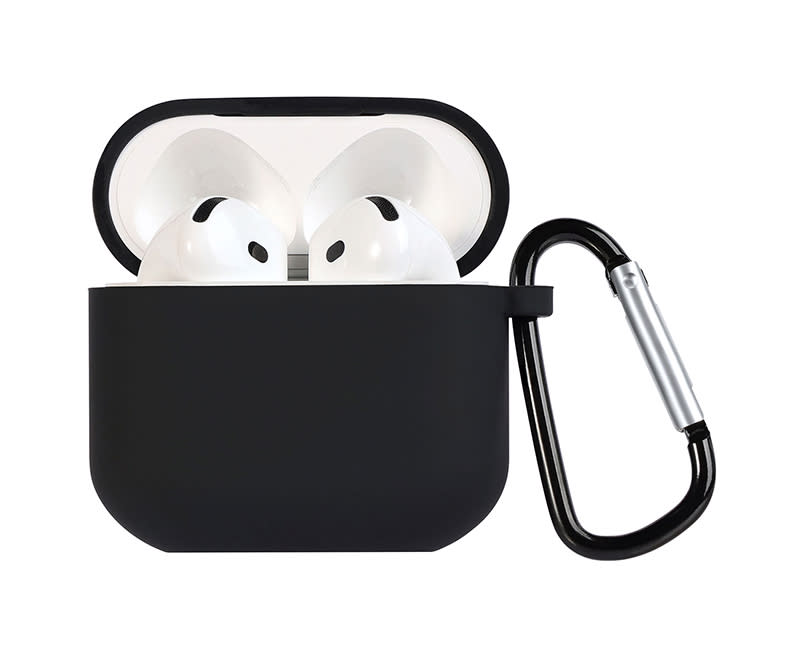 Sentio Θήκη Σιλικόνης για Airpods 4 Μαύρη