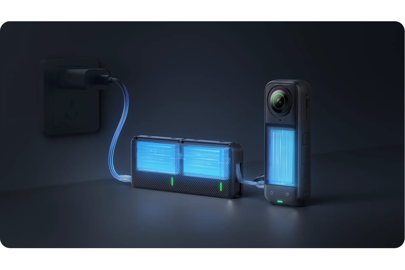 Φόρτισε τρεις μπαταρίες μαζί 