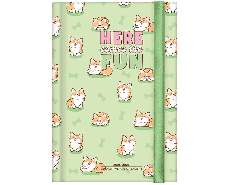 2025-2026 Ακαδημ Ημερ Blue Corgi Medium