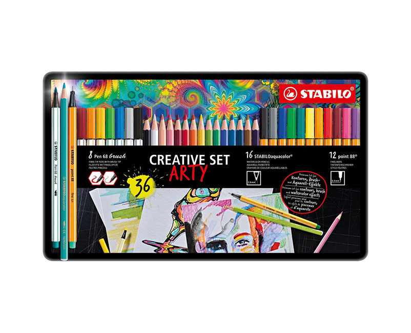 ΜΑΡΚ. & ΧΡ.ΜΟΛΥΒΙΑ ARTY BOX 36ΤΕΜ STABIL