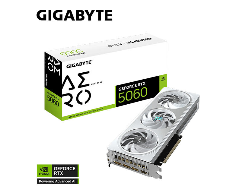GIGABYTE GeForce RTX™ 5060 AERO OC 8G