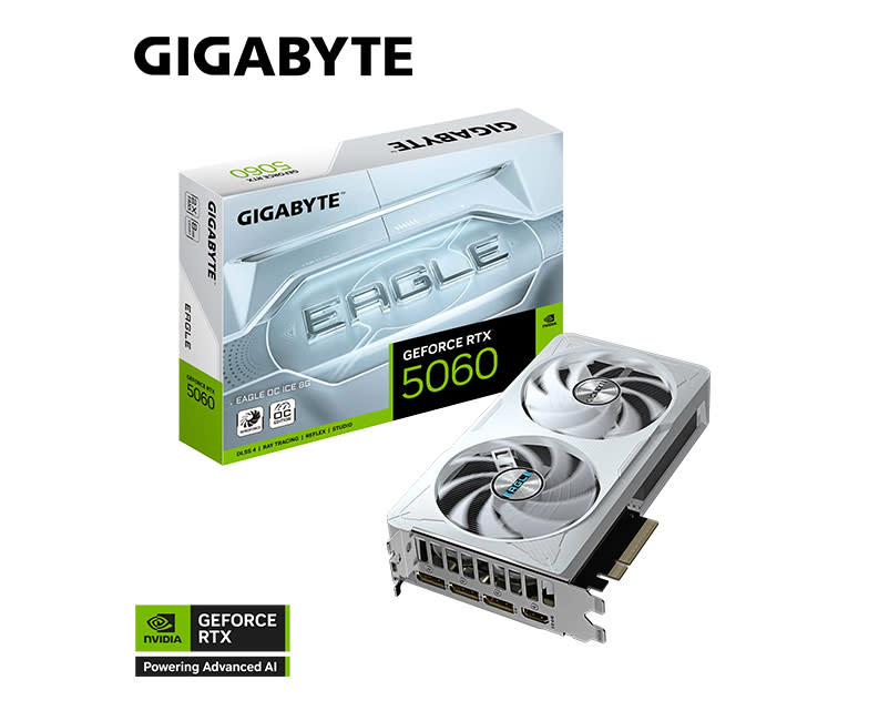 GIGABYTE GeForce® RTX™ 5060 EAGLE OC ICE 8G
