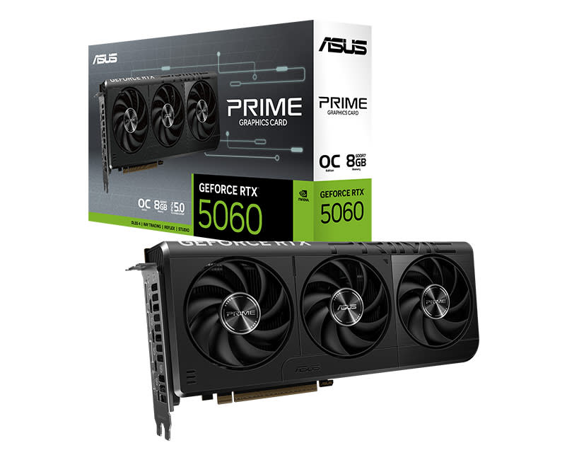 ASUS PRIME GeForce RTX™ 5060 Ti 8GB GDDR7 OC Edition
